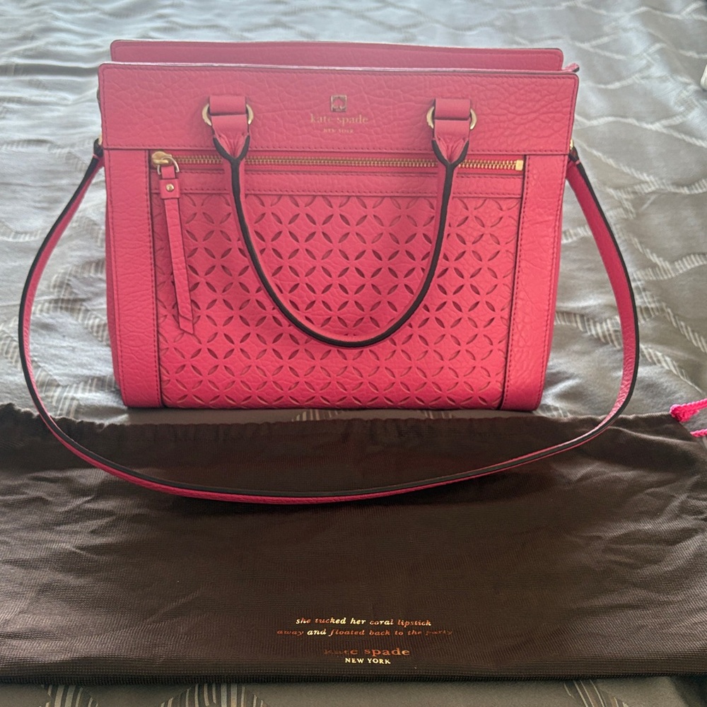 Kate Spade Pink Satchel Bag